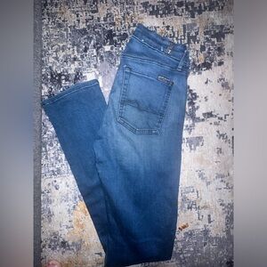 Women’s 7 for all man kind size 27  KIMMIE straight leg jeans!